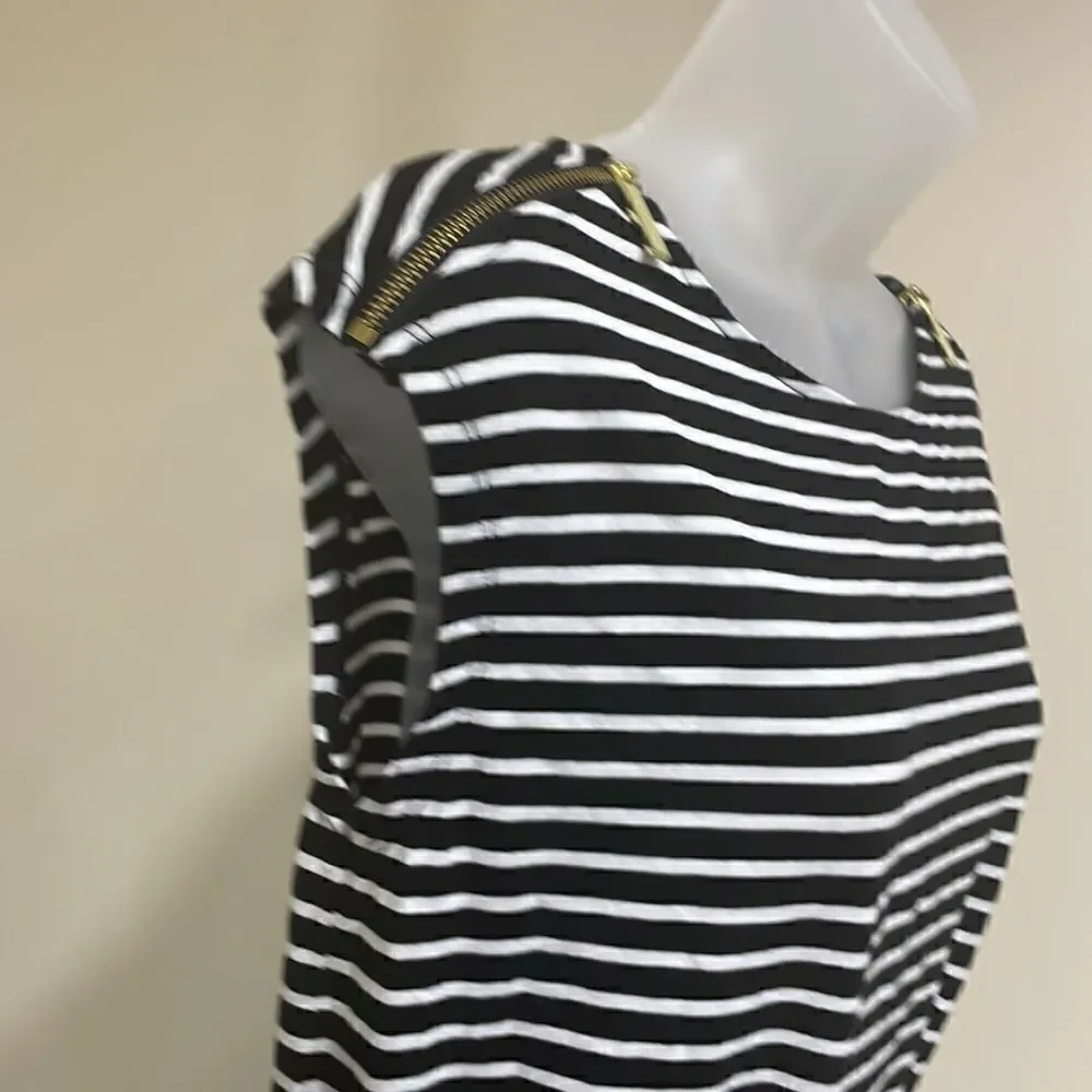 NWOT Michael Kors Striped Dress with elastic waist.  Size S small 4/6